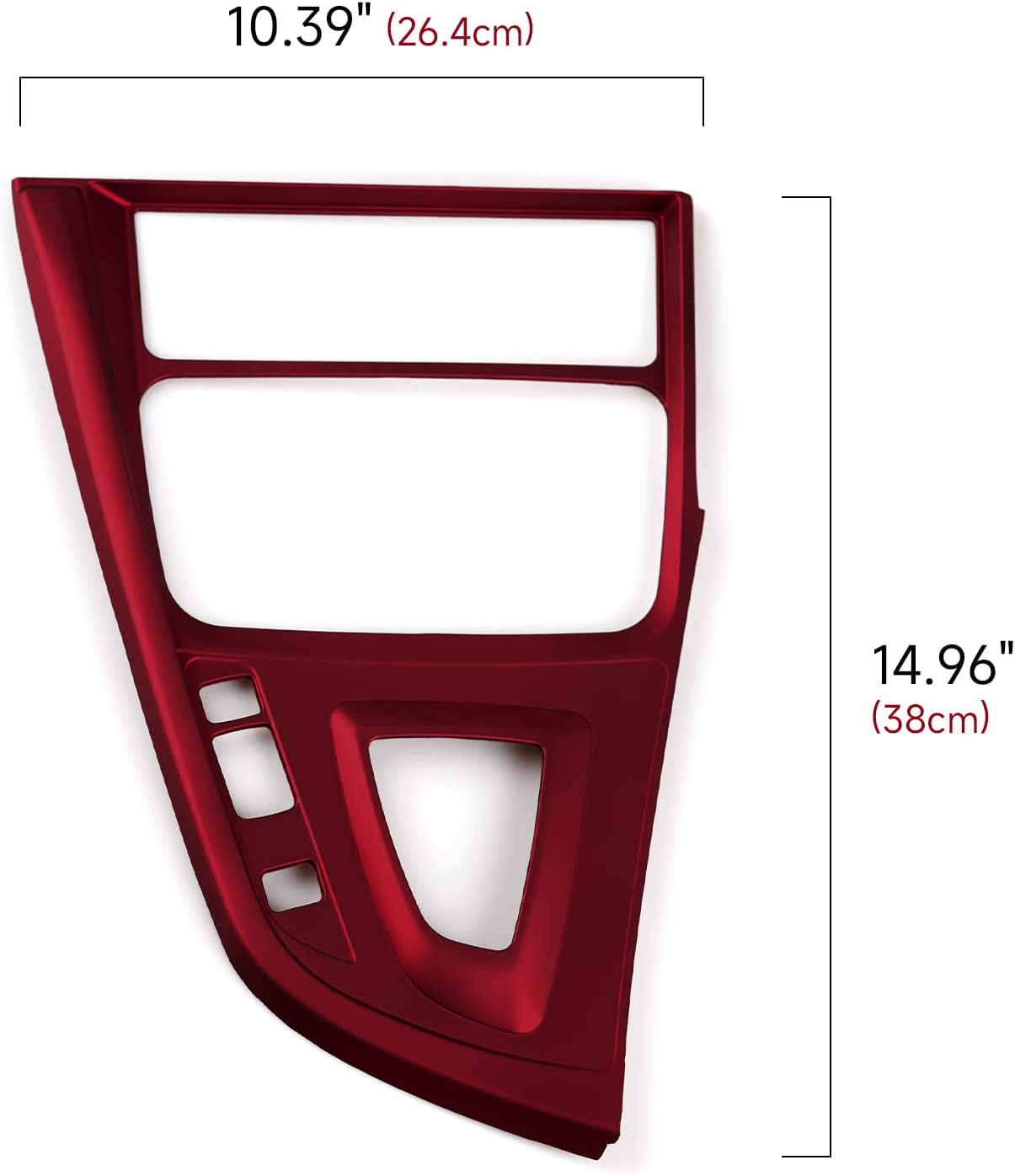 Car Gear Shift Cover Sticker Decal ABS Trim Compatible with 3 4 Series F30 F31 F34 3GT F32 F33 F36 Accessories - Delicate Leather
