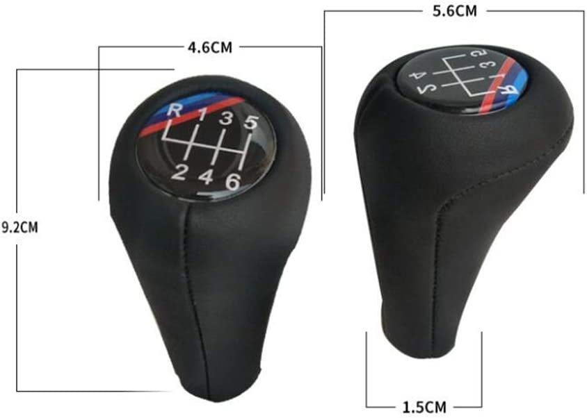 Auto 5 Speed Manual Gear Shift Knob Custom-fit for E34 E39 M5 M3 M6 E36 E46 E21 E30 Car Spare Parts - Delicate Leather