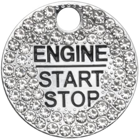 Explorer Accessories 2022 2021 2020 Bling Push Start Button Cover Sticker Auto Interior Engine Start Stop Button Decoration Accessories - Delicate Leather