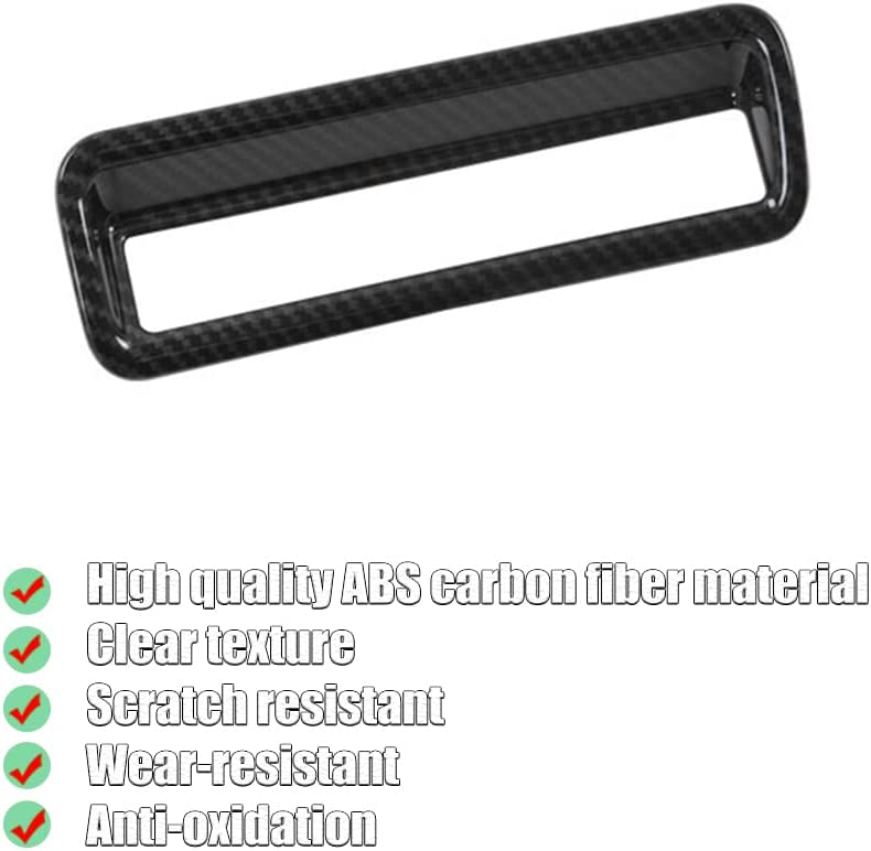 RAV4 ABS Carbon Fiber Grain Headlight Switch Button Frame Cover Trim for RAV4 2019 2020 2021 2022 Interior Accessories(1PC) - Delicate Leather