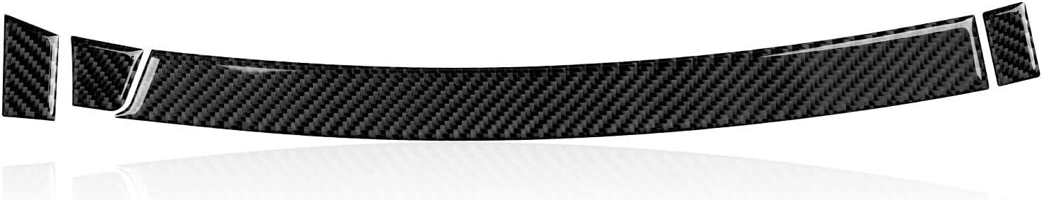 Car Co-Pilot Glove Box Trim Strip Sticker Decal Carbon Fiber Interior Trims Accessories Cover Compatible with C7 - Delicate Leather