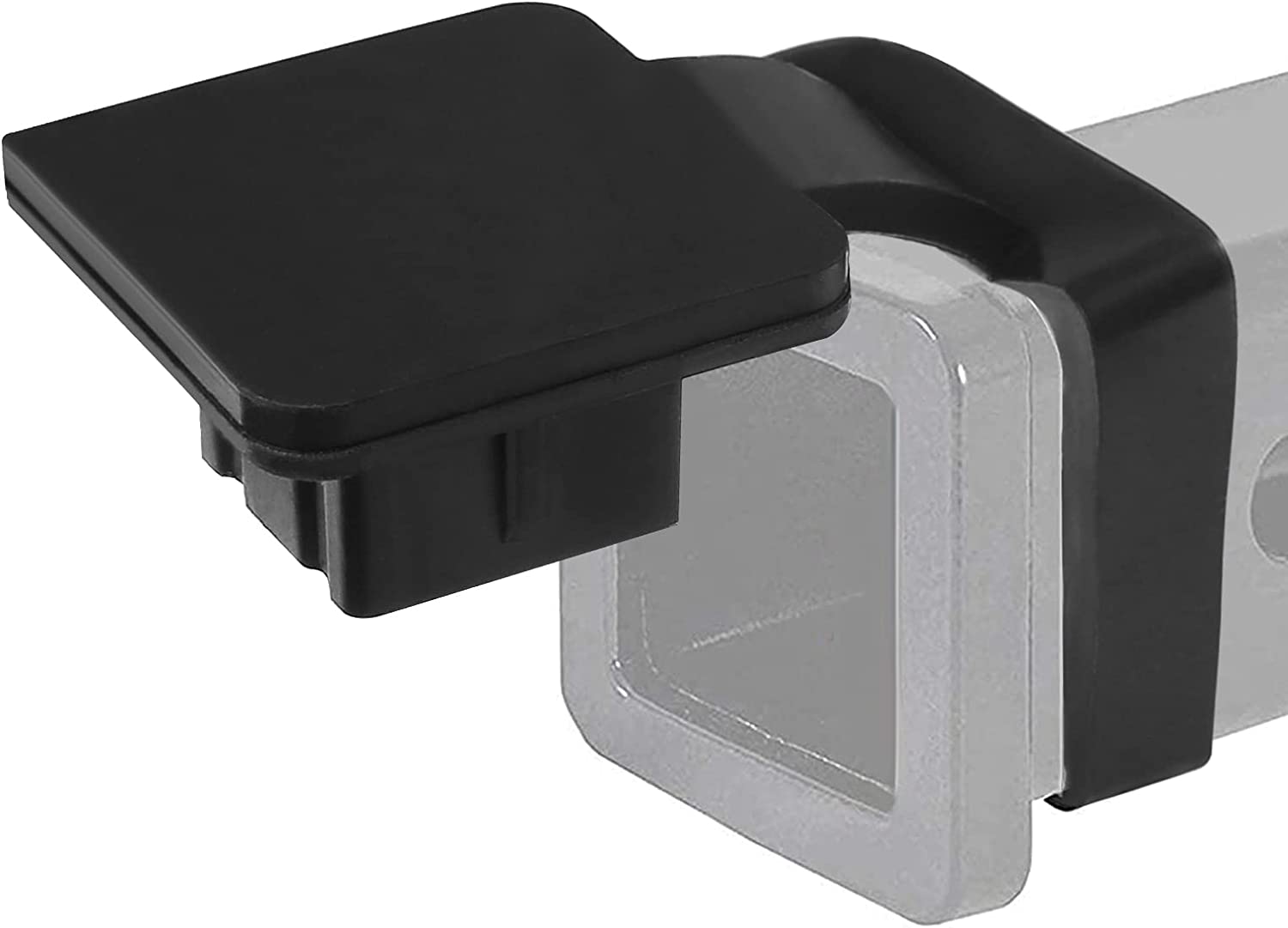 1/4 Inch (1.25 Inch) Trailer Hitch Cover Plug Insert Rubber Hitch Plug Fits 1.25 Inch Receivers Compatible with Subaru Jeep (4 Pack) - Delicate Leather