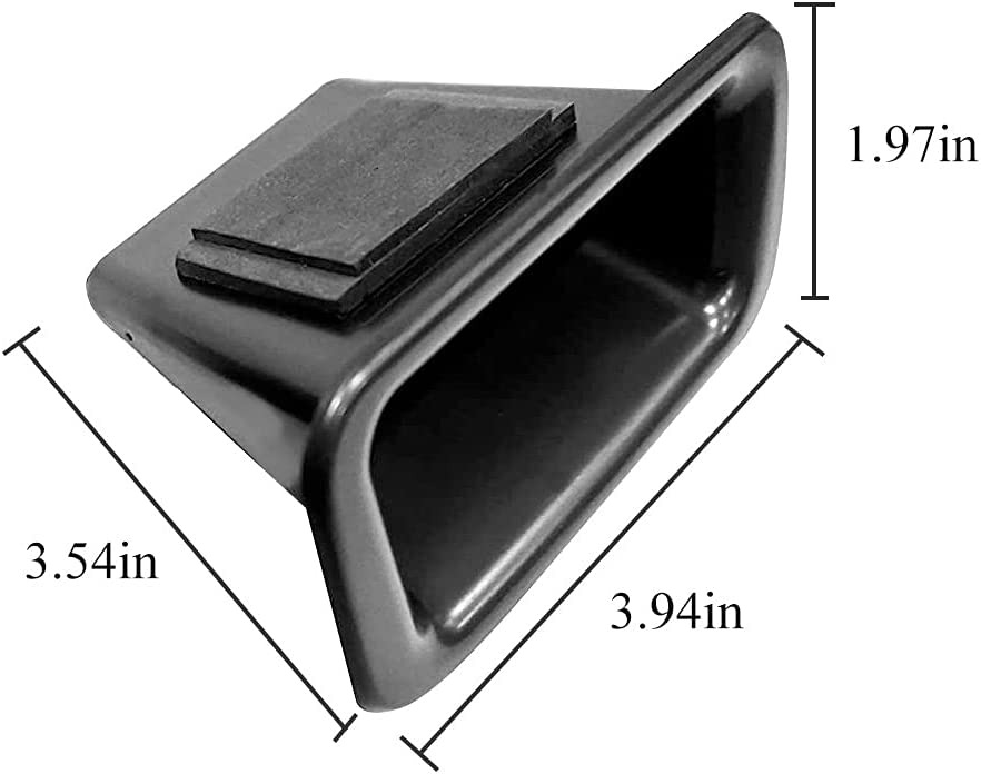 Front Row Door Side Storage Box Compatible with Ford Explorer 2011 2012 2013 2014 2015 Armrest Phone Container Door Organizer Handle Pocket ABS Tray Insert Glove Pallet… - Delicate Leather