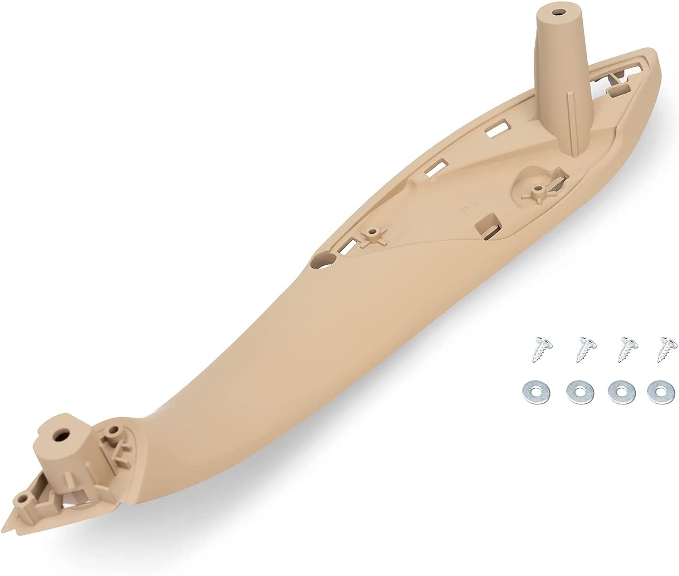 Front Interior Door Pull Handle Grab Armrest Compatible with 320i,328i,330i,340i,418i,420i,428i,430i,435i,440i & 3 Series 4 Series Replace 51417279311(Carbon Fiber,Right Passenger Side) - Delicate Leather