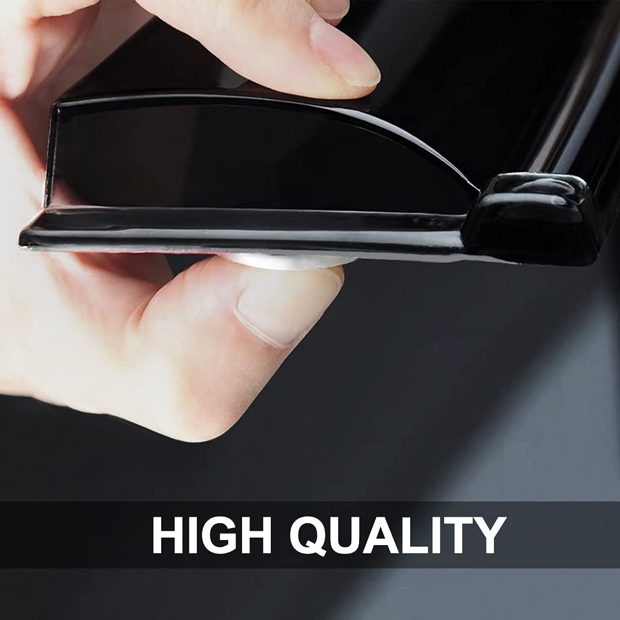 Original Side Window Wind Deflector, 2pcs Out-Channel Tape-On Nice Rain Guards Set, Vent Visor fit for 2015-2022 - Delicate Leather