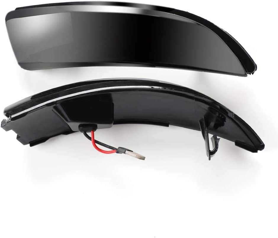Dynamic Sequential Led Side Wing Rearview Mirror Lights Turn Signal Blinker Lamp for Ford Fiesta ST B-Max 2008-2017 - Delicate Leather