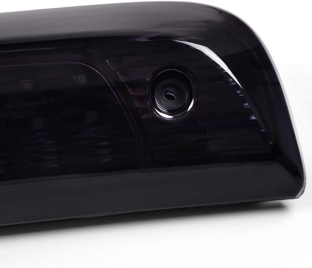 LED 3rd Brake Lights, Compatible with 14-18 Silverado/14-18 Sierra 1500 2500HD SILVERADO 3500/3500HD Third Brake Light Cargo Lamps Black Housing Smoky Lens - Delicate Leather