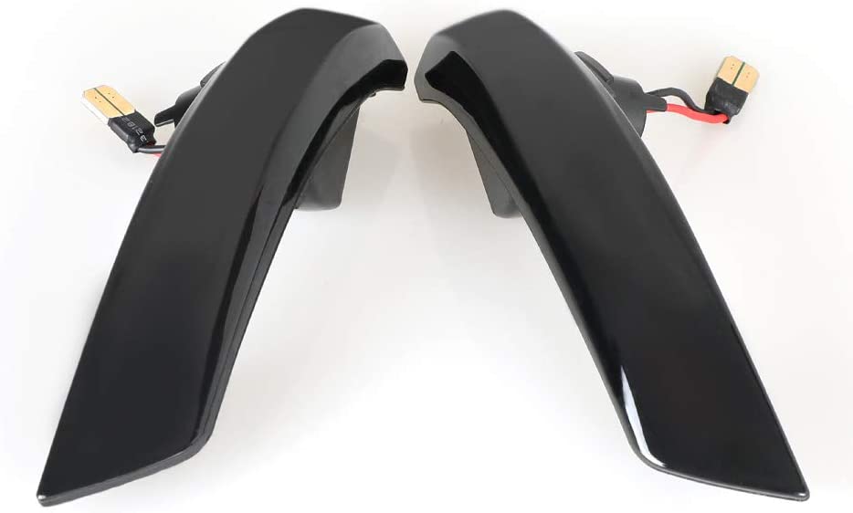 Smoked Lens Dynamic Sequential Led Side Wing Rearview Mirror Lights Turn Signal Blinker Lamp for Ford Focus Mk2 Mk3 Mk4 Mondeo - Delicate Leather