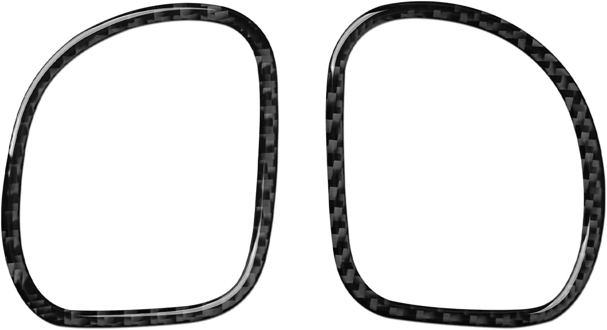 Carbon Fiber Car Co-Pilot Air Outlet Sticker Decal Interior Trim Cover for C5 1998 1999 2000 2001 2002 2003 2004 Accessories - Delicate Leather