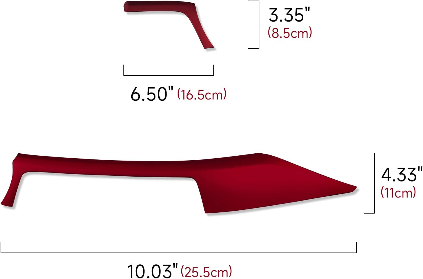 Car Dashboard Cover Trim ABS Sticker Decal Compatible with F30 F31 F34 3GT F32 F33 F36 Interior Accessories - Delicate Leather