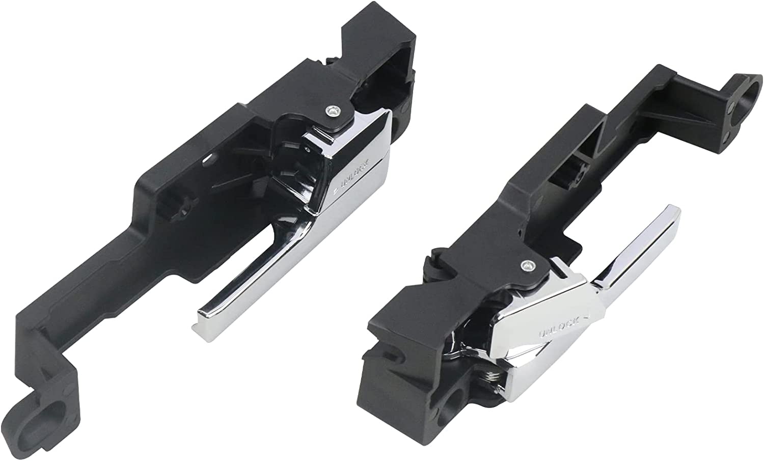 Interior Door Handle Front Left & Right Side (1 Pair) Compatible with 2006-2012 Ford Fusion,2007-2012 Lincoin MKZ,2006 Lincoin Zephyr,2006-2012 Mercury Milan - Delicate Leather