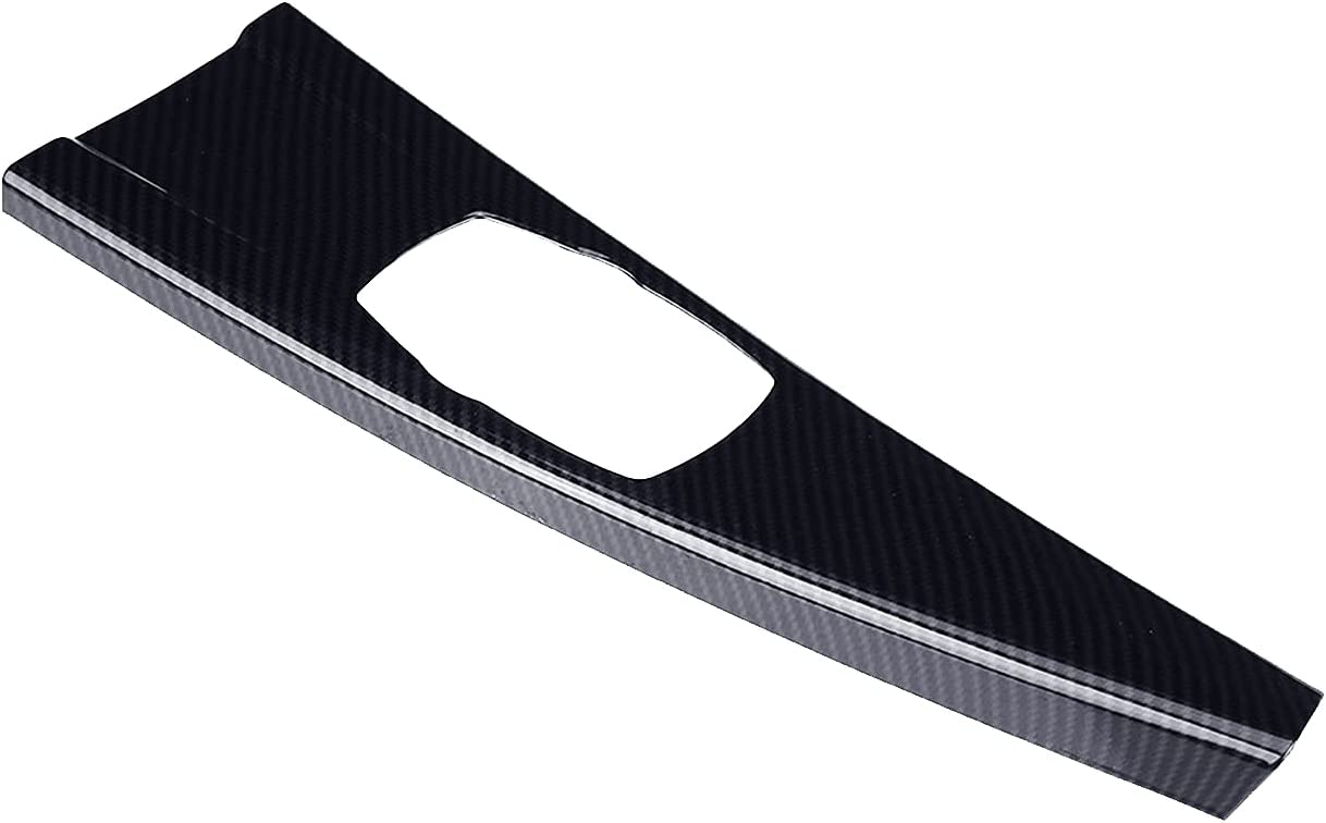 Multimedia Panel Cover for 3 4 Series, Carbon Fiber Interior Trim Multimedia Panel Cover for F30 F34 F33 F36 - Delicate Leather