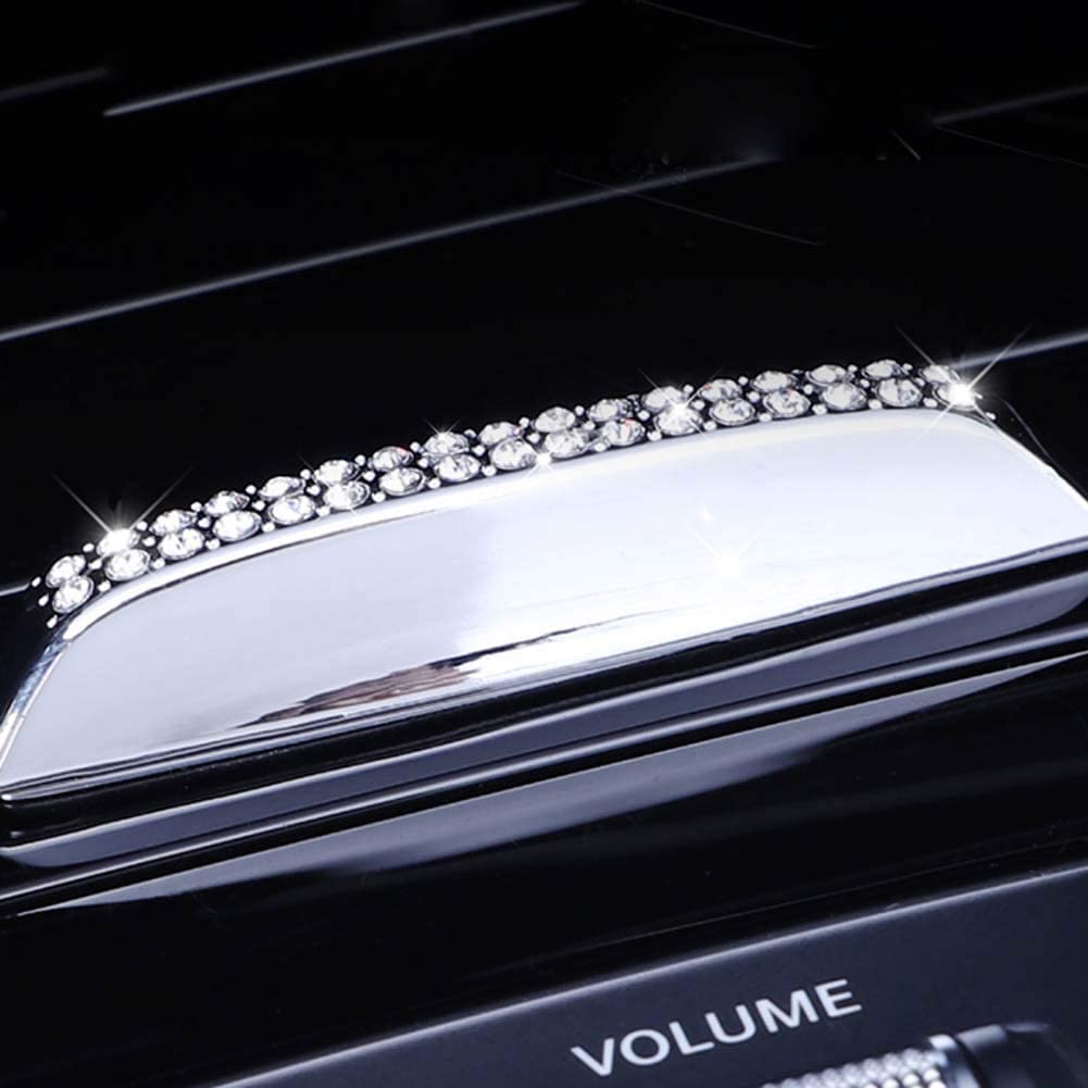 Pursuestar Bling Bling Crystal Water Cup Cover Car Interior Trim Sticker Decals Car Interior Accessories for A B Class GLB GLA CLA 2019 2020 2021 2022 - Delicate Leather