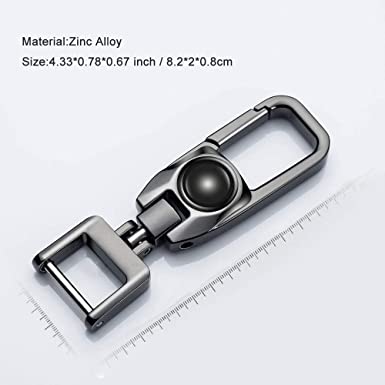 Leather Car Keychains, Car Key Chain, Key Chain for Men, Metal Keychain Accessories, Family Present,2 PCS - Delicate Leather