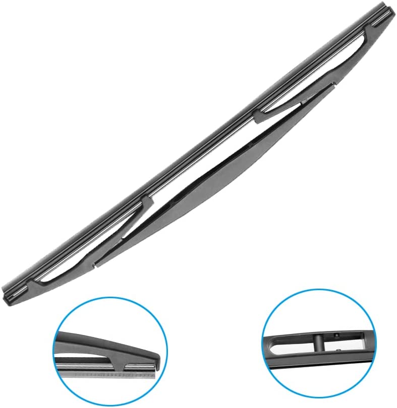 10 Inch Rear Windshield Wiper Blade Replacement Compatible with Outlander Sport 2022-2011 RVR 2022-2010 /Leaf 2017-2011 /Suzuki SX4 2014-2007 Back Windscreen Wiper - Delicate Leather