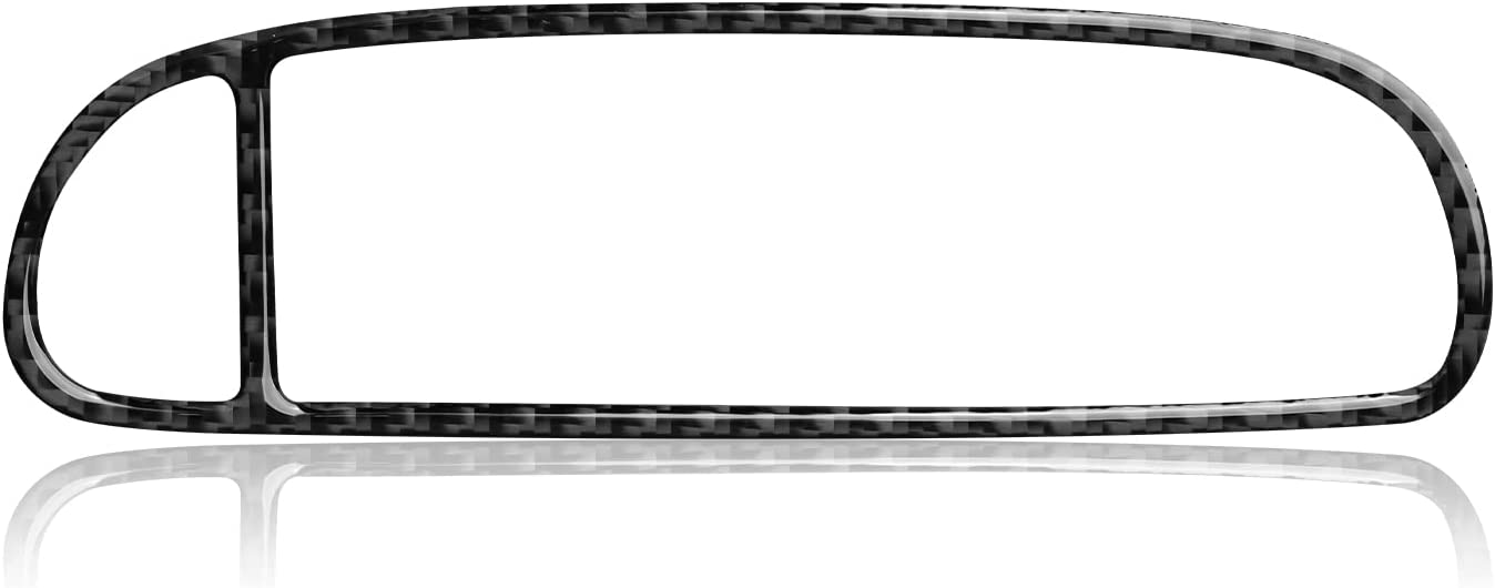 Carbon Fiber Car Central Air Outlet Sticker Decal Interior Trim Cover for C5 1998 1999 2000 2001 2002 2003 2004 Accessories - Delicate Leather