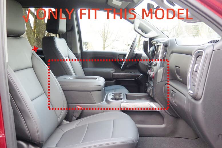 Silverado 1500 2500 3500 2019 2020 2021 Rear Row Rear Chrome Cup Holder Frame Cover Trim 1pcs - Delicate Leather