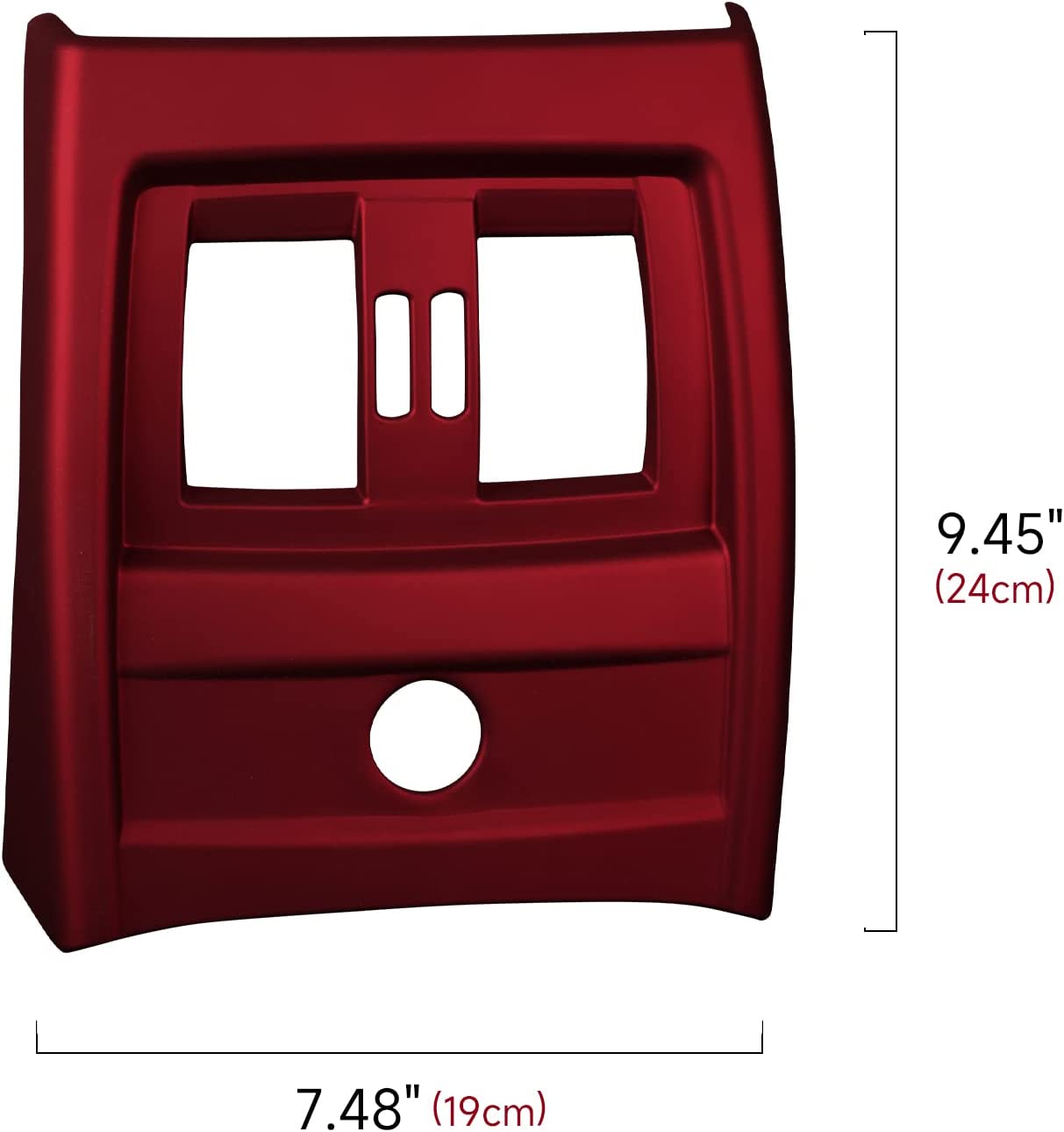 Car Sticker Rear Air Vent Cover Decal ABS Trim Compatible with 3 4 Series F30 F31 F34 3GT F32 F33 F36 Accessories - Delicate Leather