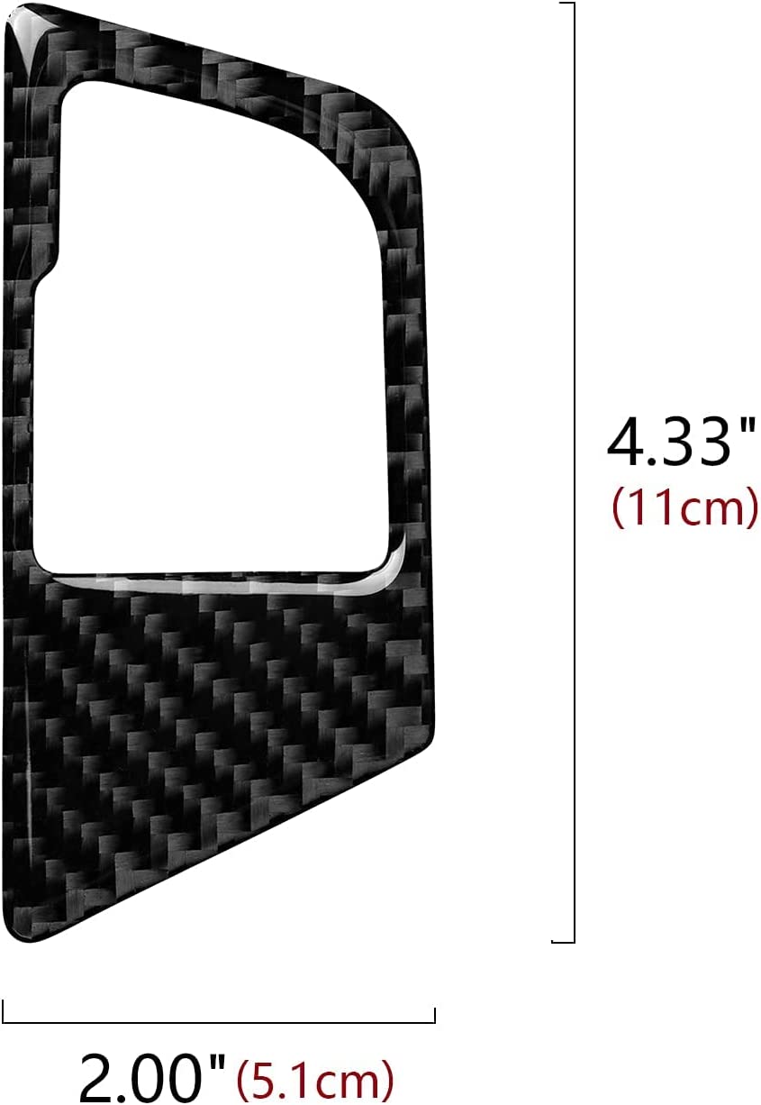 Car Electronic Handbrake Cover Trim Carbon Fiber Sticker Decal fits for Giulia 2017 2018 2019 Car Accessories - Delicate Leather