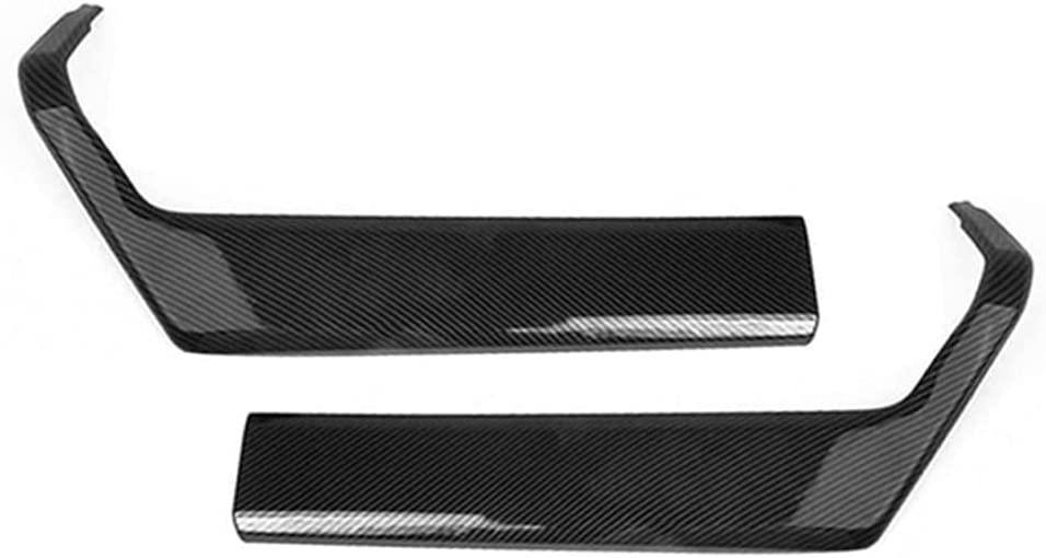 F150 2021 2022 ABS Carbon Fiber Front Inner Door Handles Cover Trim, 2pcs - Delicate Leather