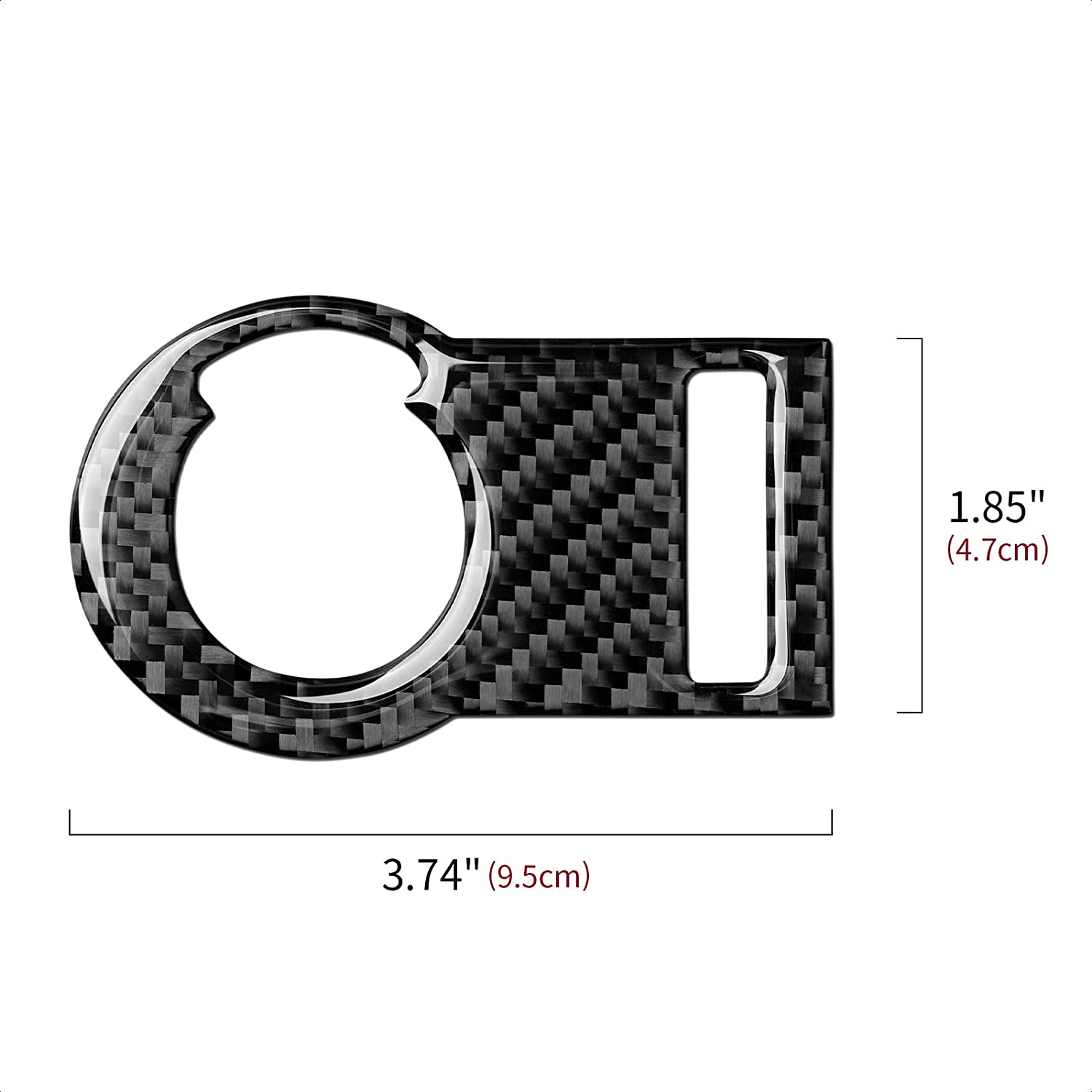 Car Headlight Switch Button Sticker Decal Carbon Fiber Interior Trim Cover for Camaro 2010 2011 2012 2013 2014 2015 Accessories - Delicate Leather