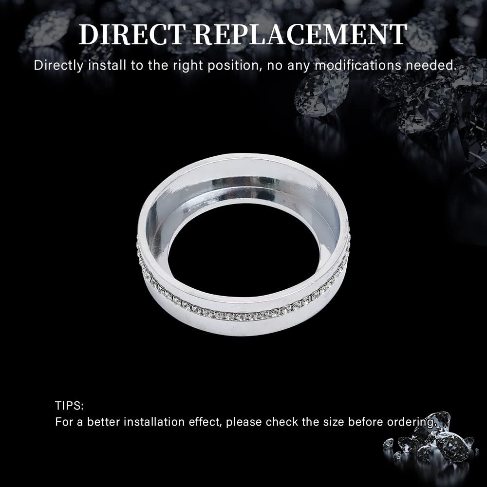 Ford Explorer Accessories Bling 2020 2021 2022 Crystal PRND Gear Shift Switch Knob Cover Auto Interior Decoration Trim Glitter Sticker Metal Decal Caps