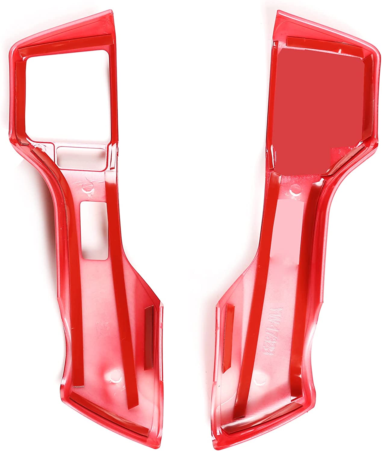 Car ABS Steering Wheel Moulding Chrome Cover Trims Stickers - Delicate Leather