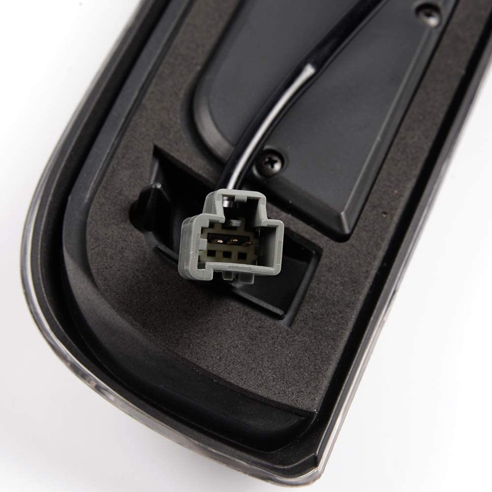 LED 3rd Brake Light, Compatible with 14-18 Silverado Sierra 1500 2500 3500 HD Rear High Mount Stop Parking Lamp Cargo Tail Light Black Housing Clear&Smoky Lens - Delicate Leather