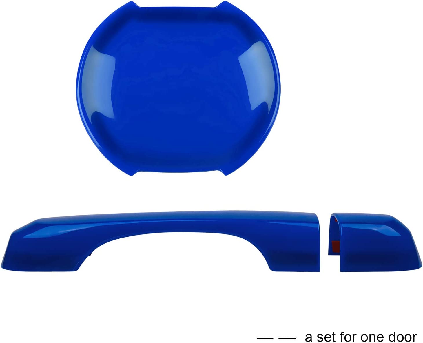 Door Handle Cover with Smart Keyhole and Cup Bowl Cover Trim Combo Fit for 2015 - 2021 Renegade(12 PCS) - Delicate Leather