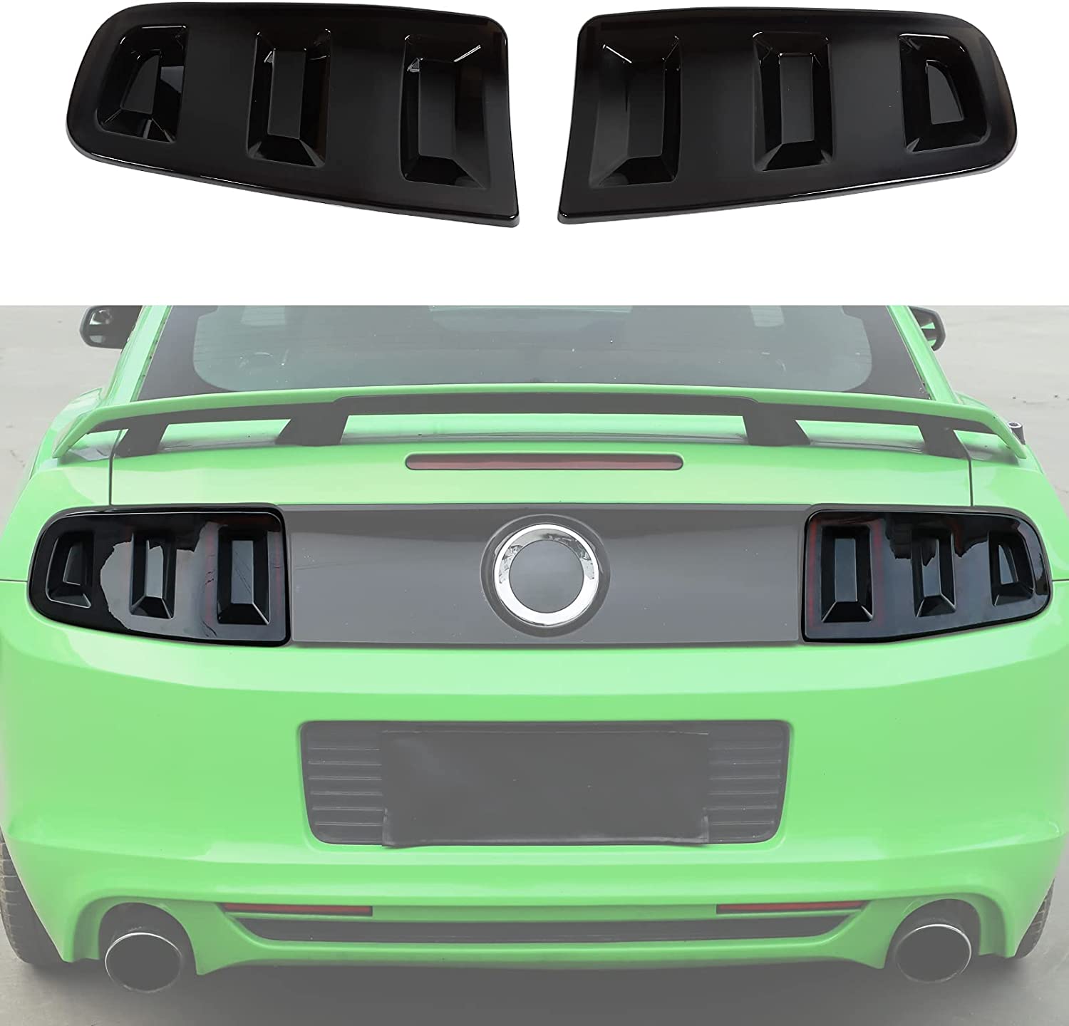 Tail Light Lamp Cover Guard Trim Frame Bezels Decoration Accessories - Delicate Leather