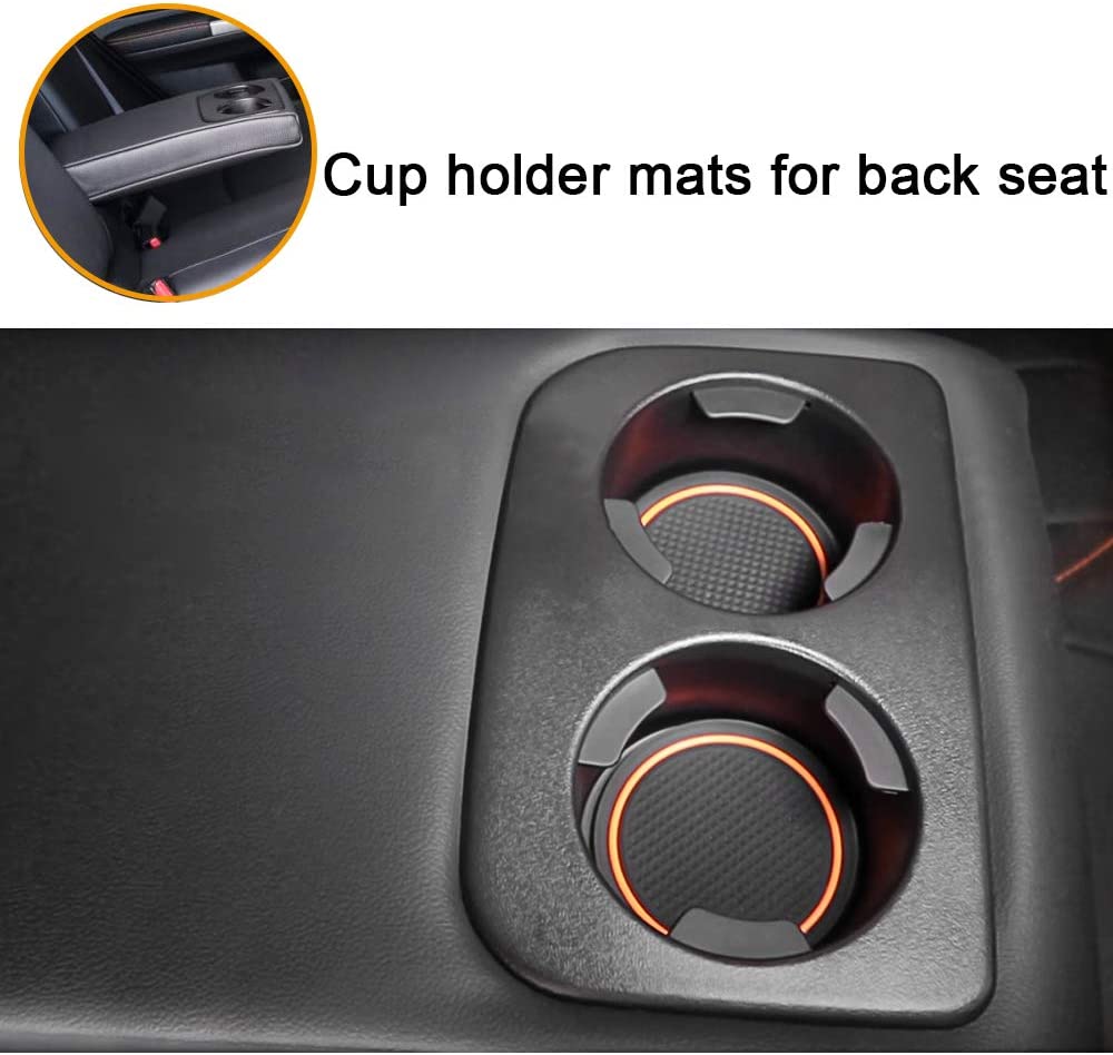 Anti-dust Door Mats Compatible with Crosstrek and 2018-2023 Impreza Gate Door Liners Inserts Cup Console Mats Interior Accessories - Delicate Leather