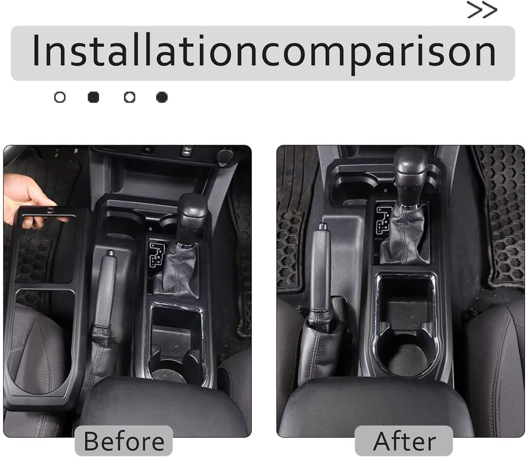 Car Control Gears Shift Panel Protective Cover Molding Trims Stickers - Delicate Leather