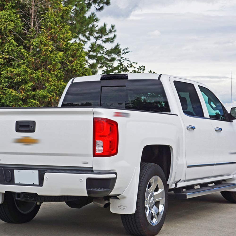 LED 3rd Brake Lights, Compatible with 14-18 Silverado/14-18 Sierra 1500 2500HD SILVERADO 3500/3500HD Third Brake Light Cargo Lamps Black Housing Smoky Lens - Delicate Leather