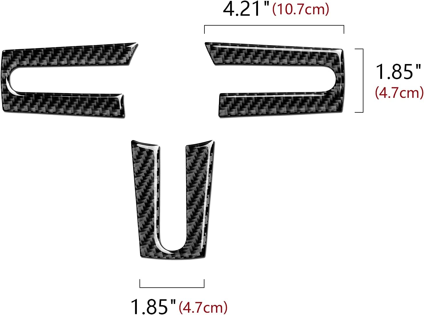 Carbon Fiber Car Interior Steering Wheel Trim Sticker Decal Cover for Mustang GT 2005 2006 2007 2008 2009 S197 Car Accessories - Delicate Leather