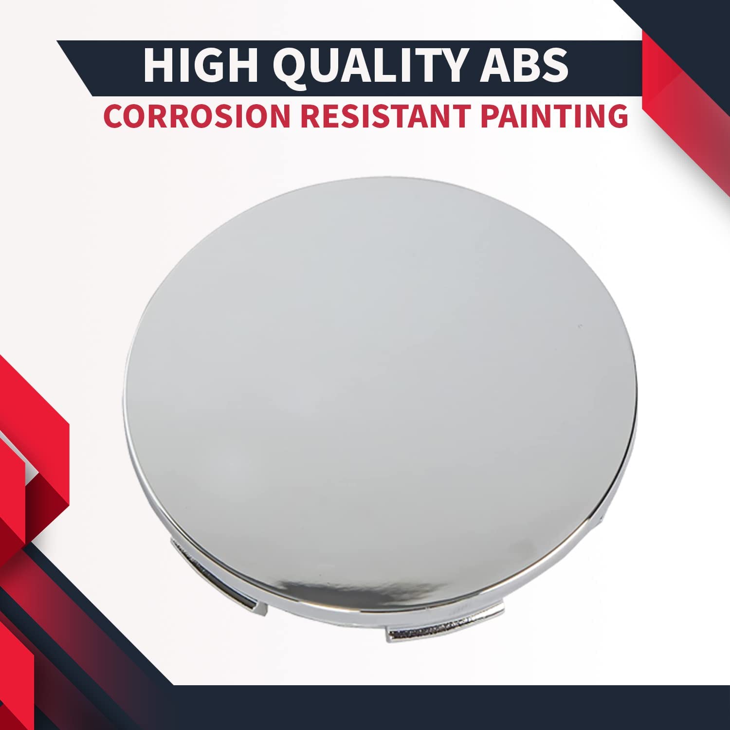 69MM Wheel Center Caps Compatible with 44732S9AA00 Rims Center Hub Caps Covers 2.7 Inch Wheel Caps (4 PCS) - Delicate Leather