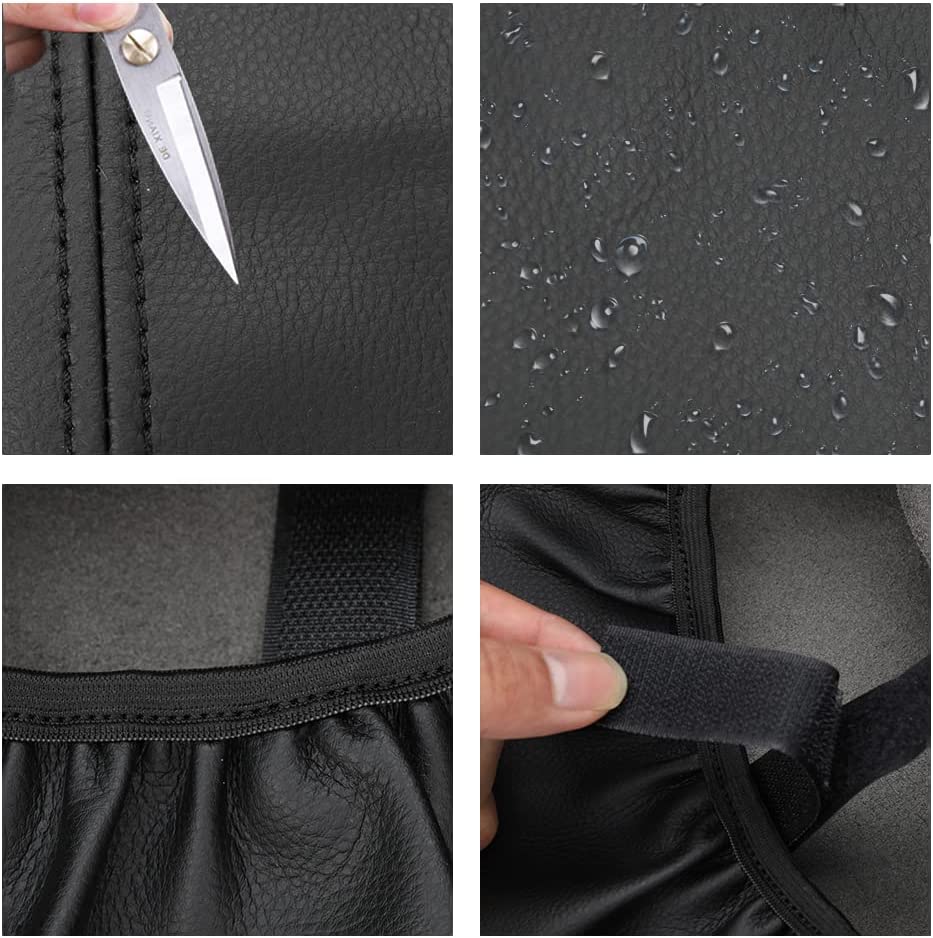 Center Console Cover Replace for 2016-2021 Jeep Cherokee, Waterproof Anti-Scratch Leather Armrest Cover Seat Box Protector for Jeep Cherokee - Delicate Leather