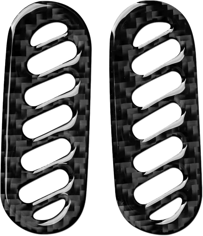 Carbon Fiber Door A-Pillar Air Outlet Sticker Decal Interior Trim Cover for C5 1998 1999 2000 2001 2002 2003 2004 Accessories - Delicate Leather