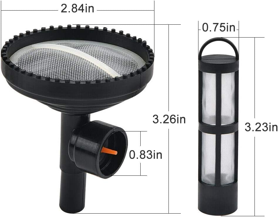 Diesel Fuel Tank Pick-up Screen Sock Filter Fits for Ford E-350 E-450 Excursion F250 F350 F450 F550 6.0 7.3L V8 Powerstroke Diesel Replacement# 904-419 E5TZ9J306BA 4C4Z9365BA - Delicate Leather