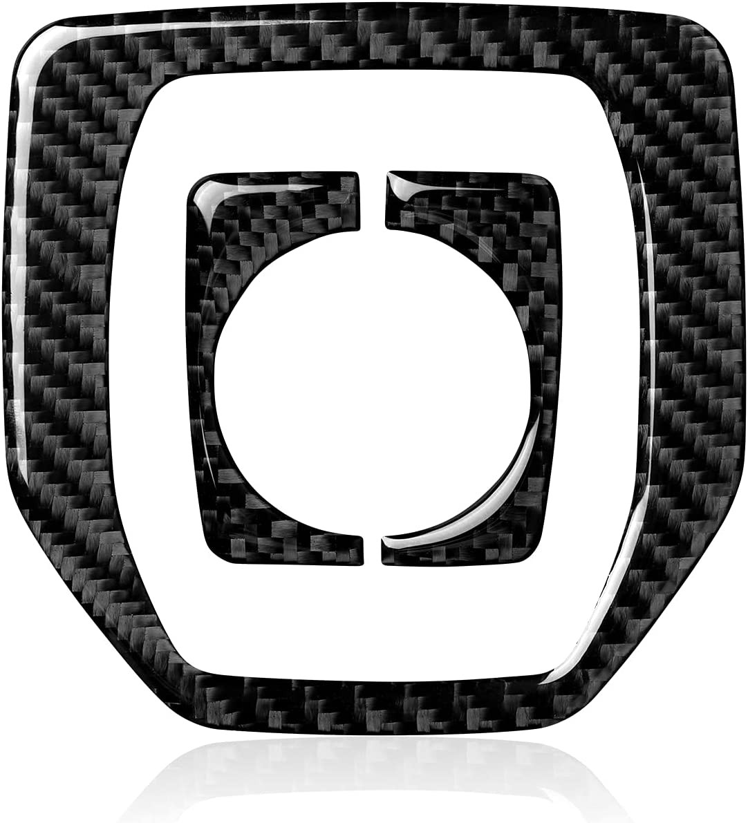 Car Gear Shift Trim Center Console Panel Cover Sticker Carbon Fiber Decal fits for Giulia Stelvio 2017 2018 2019 Accessories - Delicate Leather