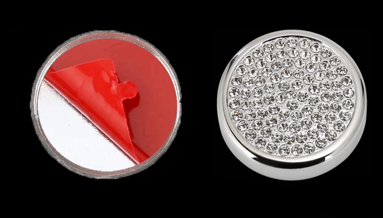 Bling Driving Mode Select Switch Knob Cover Decals Stickers Trim Accessories Compatible with Lexus NX 2015 - 2021, RX 2016 - 2022. (Driving Mode Key 38MM) - Delicate Leather