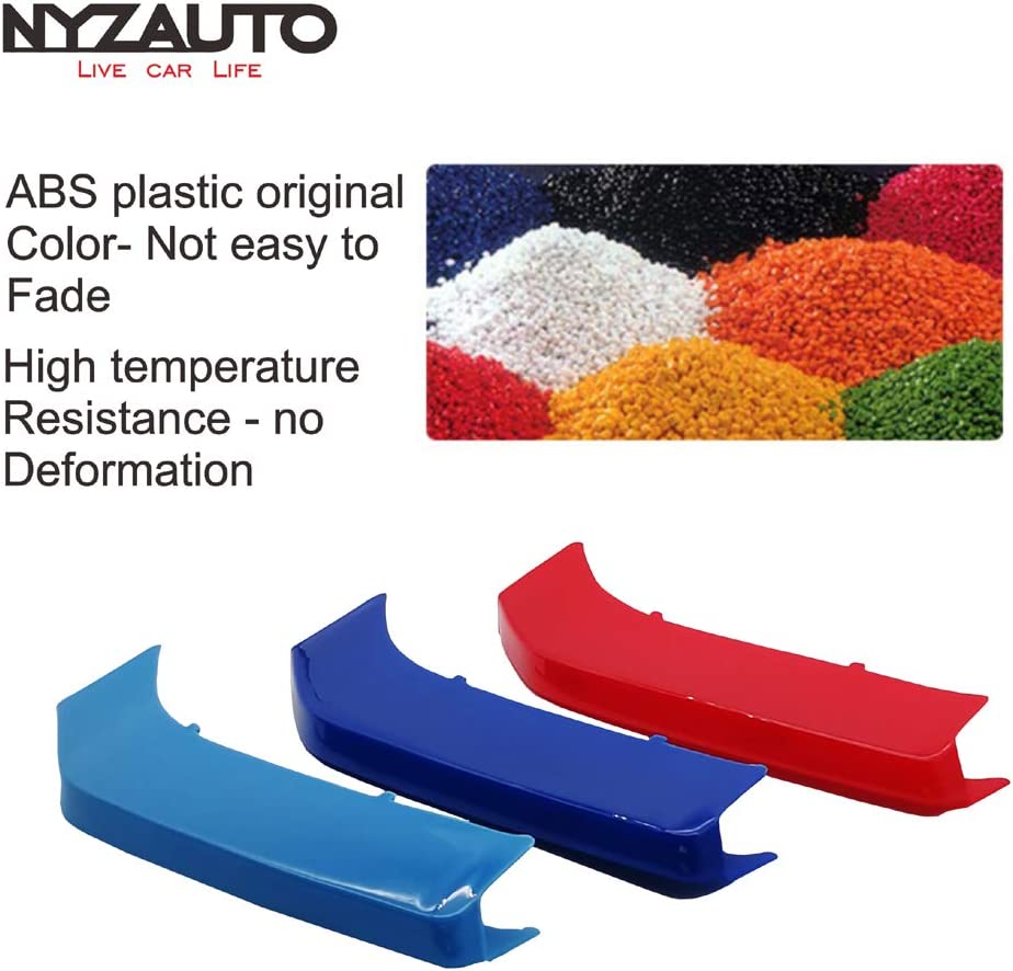 M-Colored Stripe Grille Insert Trims Compatible with 2014-up F22 F23 2-Series 228i 230i 235i 220i Grill Insert Stripes (8 Beam) - Delicate Leather