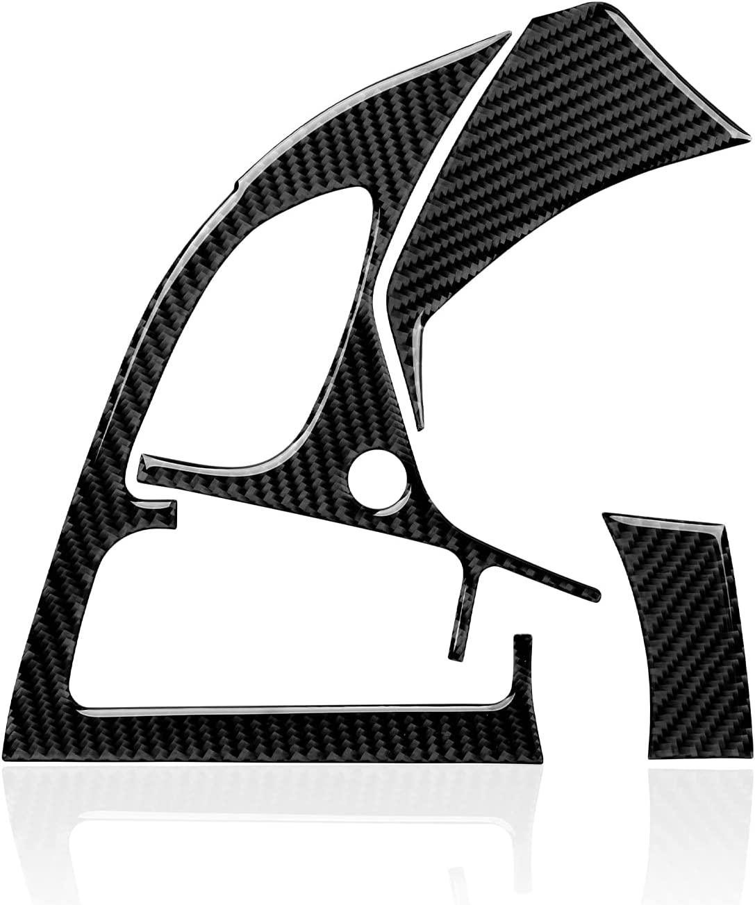 C7 Car Side Eair Vent Sticker Decal Carbon Fiber Interior Trim Accessories Cover for C7 2014 2015 2016 2017 2018 2019 - Delicate Leather