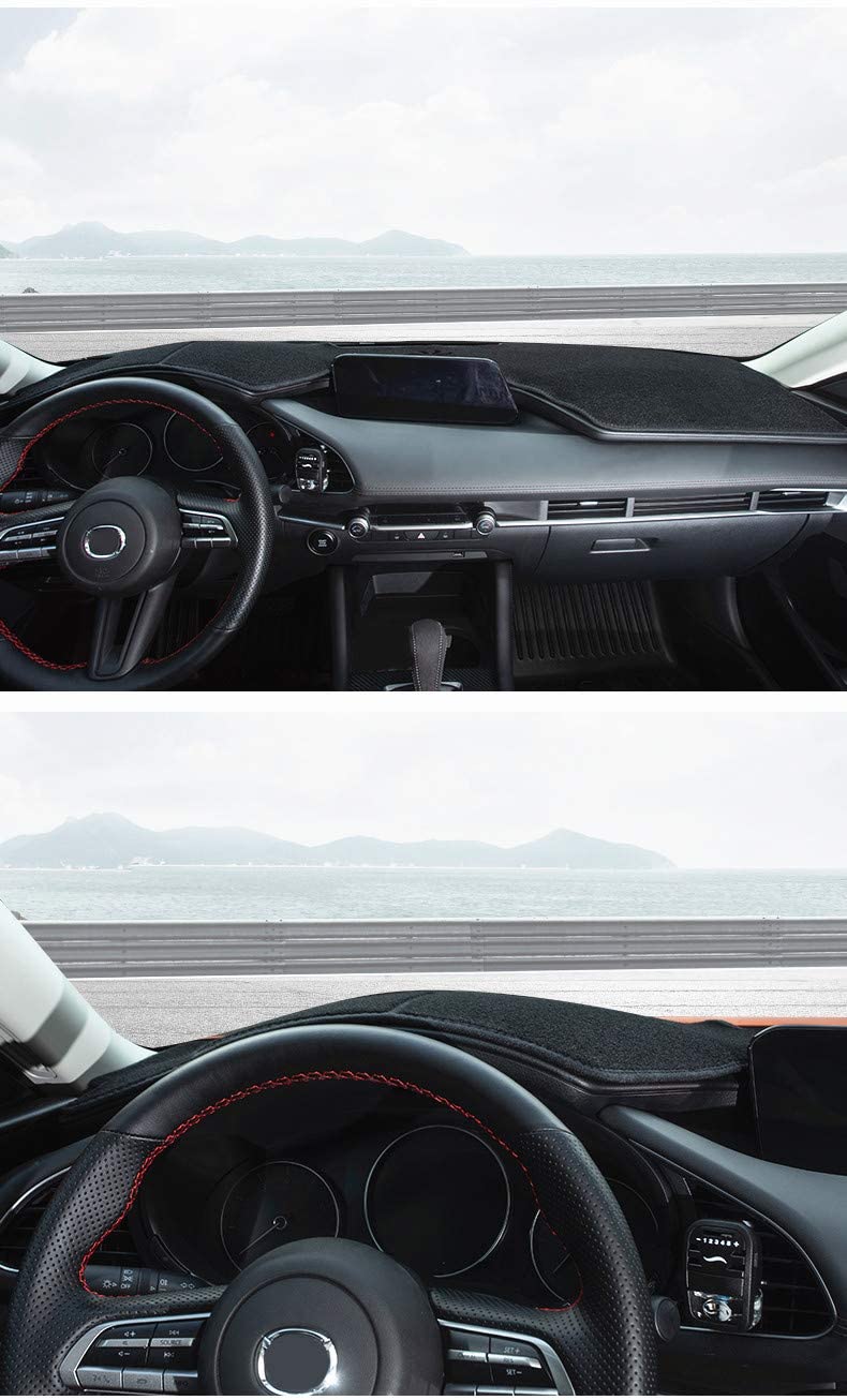 3 Forth Generation Accessories 2019 2020 Anti Slip Dashboard Carpet Dashboard Cover Dash Cover Sun Cover Pad Dash Mat Cover 1PCS - Delicate Leather