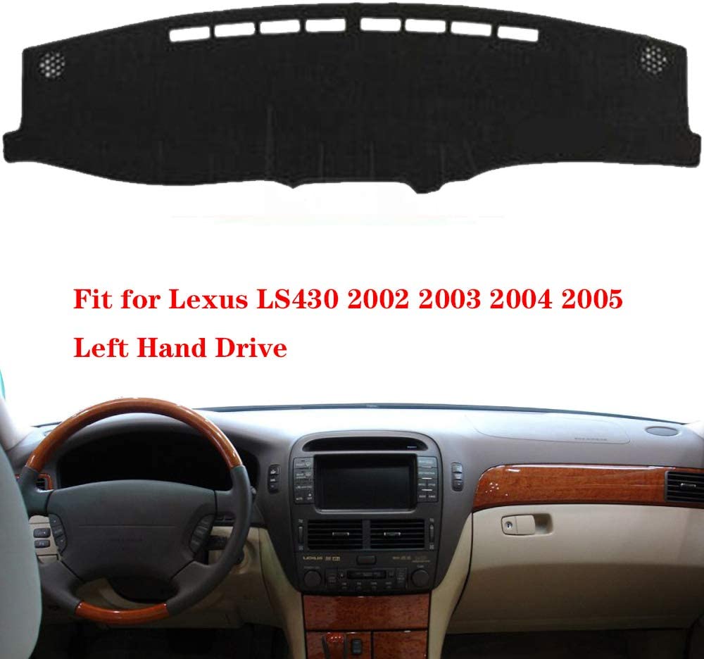 Car Auto Dashboard Cover for G25 G35 G37 2008-2013 (V36), Q40 2014 2015, Q60 2015 Left Hand Drive Dashmat Pad Carpet Dash Mat - Delicate Leather