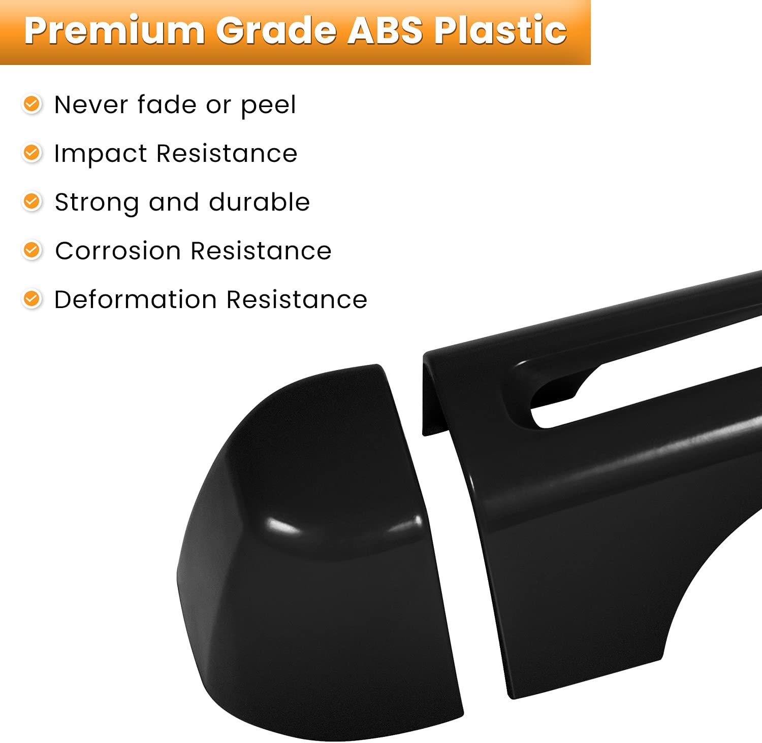 Door Handle Inserts Cover Trim+Tailgate Handle Cover for 2018-2022 Jeep Wrangler JL JLU Sports Sahara Freedom Rubicon Unlimited Gladiator JT 2-Door & 4-Door Exterior Accessories - Delicate Leather