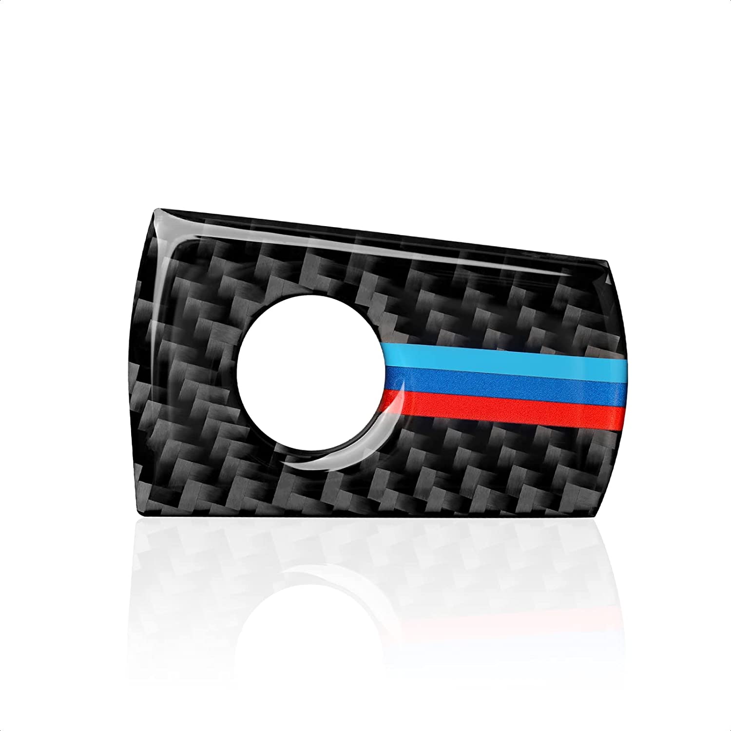 Car Glove Box Decal Storage Box Sticker Carbon Fiber Trim Compatible with F30 F31 F34 3GT F32 F33 F36 3 4 Series Accessories - Delicate Leather