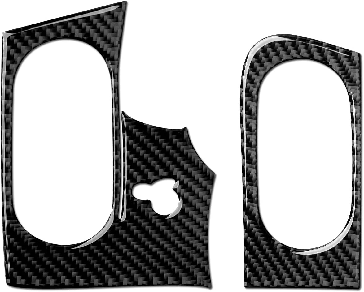 Car Air Outlet Vent Sticker Decal Carbon Fiber Interior Trim Cover - Delicate Leather