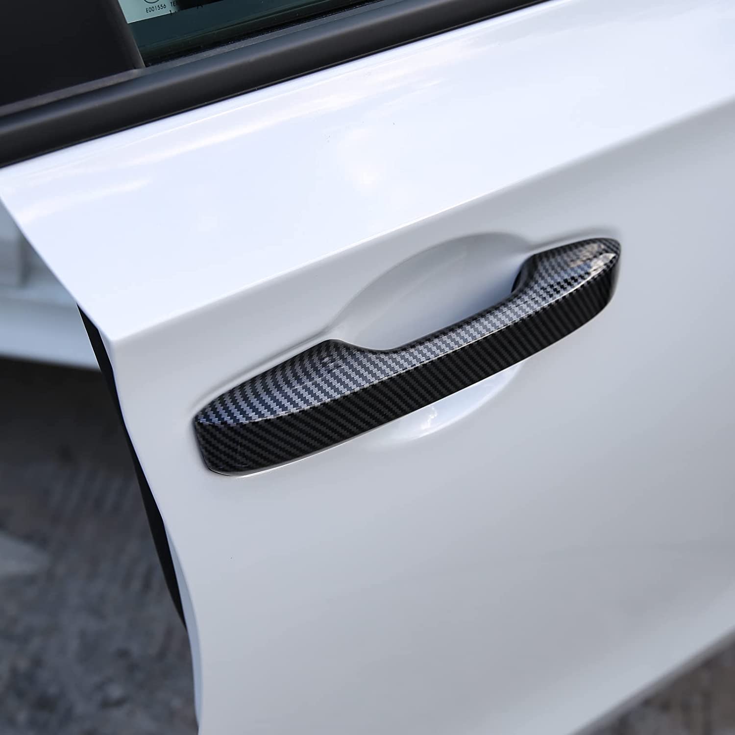 11th Gen Civic Accessories Door Handle Cover Exterior Grab Handle Protection Shell Car Decoration Trims Compatible with Civic 2022 2023 with Auto Lock - Delicate Leather