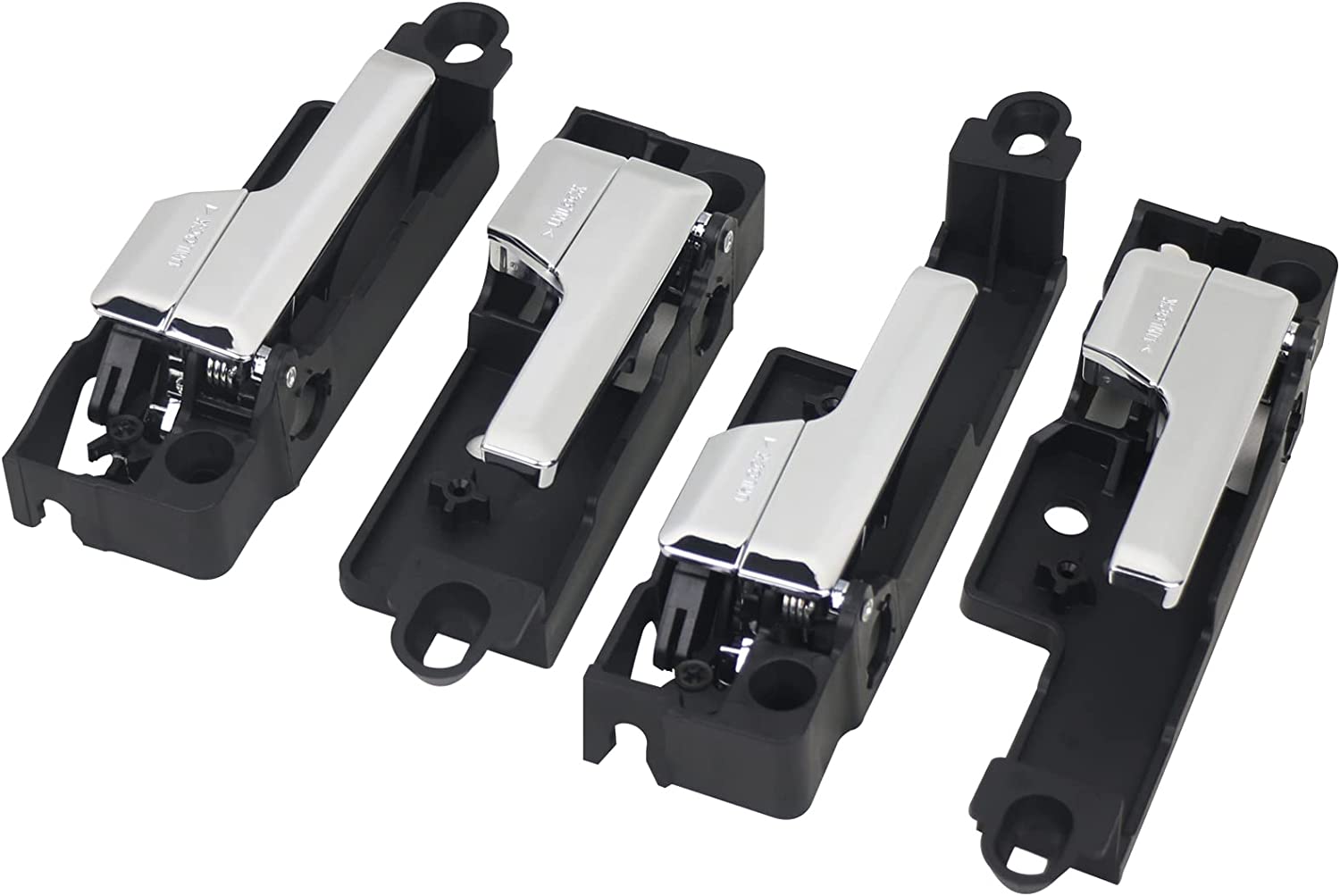 Interior Door Handle Front Left & Right Side (1 Pair) Compatible with 2006-2012 Ford Fusion,2007-2012 Lincoin MKZ,2006 Lincoin Zephyr,2006-2012 Mercury Milan - Delicate Leather