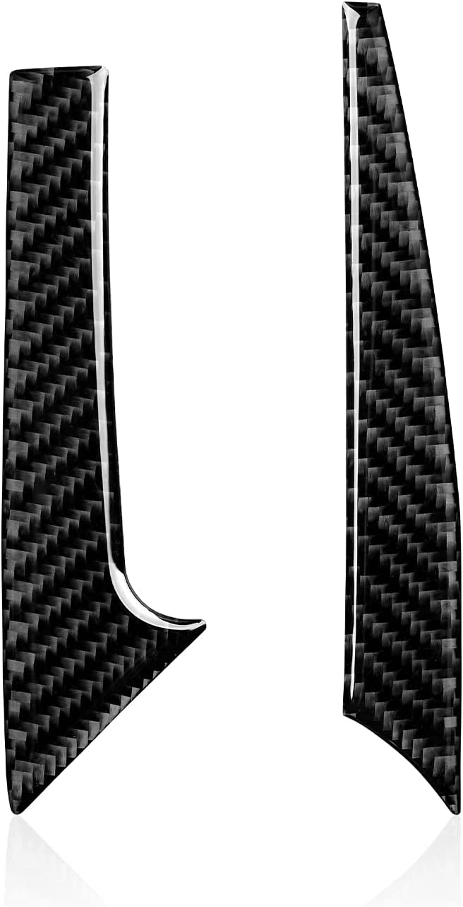 C7 Car Center Control Handle Sticker Decal Carbon Fiber Interior Trims Accessories Cover for C7 2014 2015 2016 2017 2019 - Delicate Leather